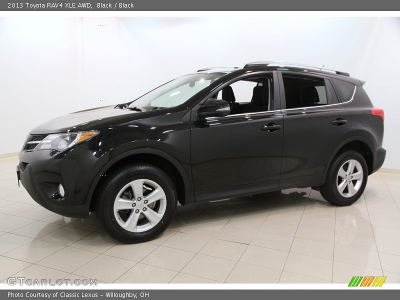 Black / Black 2013 Toyota RAV4 XLE AWD