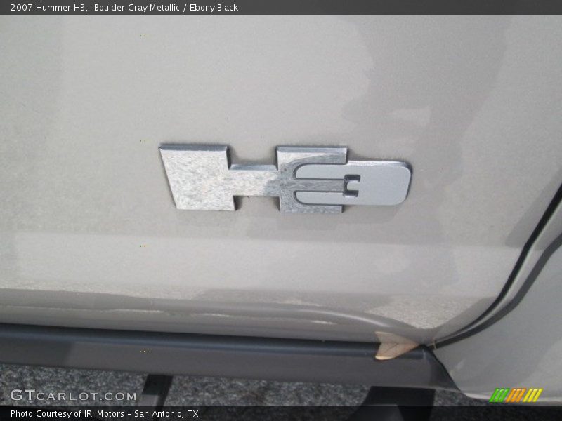 Boulder Gray Metallic / Ebony Black 2007 Hummer H3