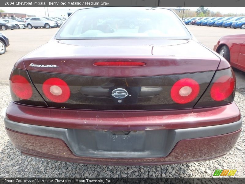 Berry Red Metallic / Medium Gray 2004 Chevrolet Impala