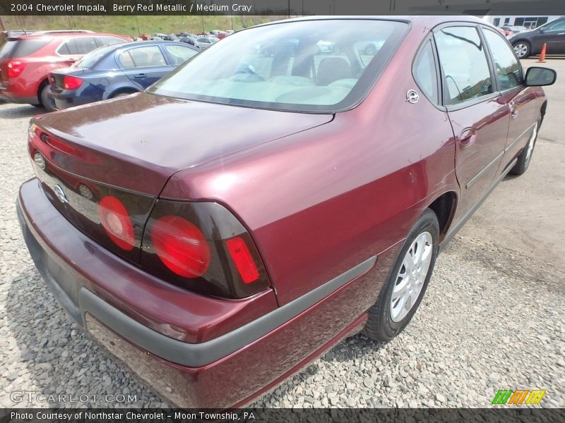 Berry Red Metallic / Medium Gray 2004 Chevrolet Impala