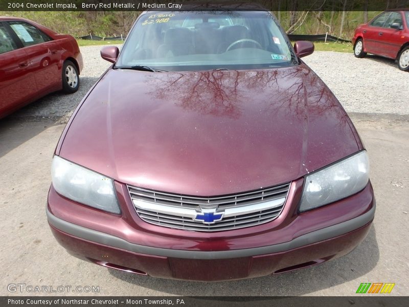 Berry Red Metallic / Medium Gray 2004 Chevrolet Impala