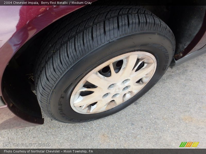 Berry Red Metallic / Medium Gray 2004 Chevrolet Impala