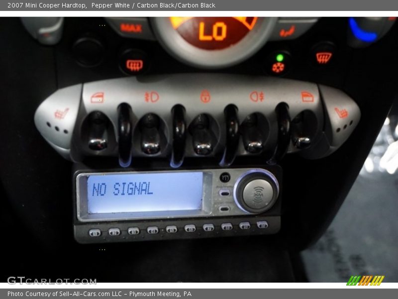 Pepper White / Carbon Black/Carbon Black 2007 Mini Cooper Hardtop