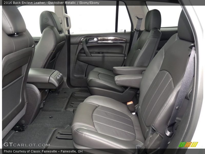 Quicksilver Metallic / Ebony/Ebony 2016 Buick Enclave Leather