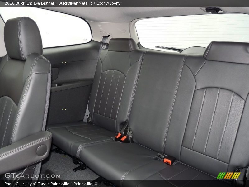 Quicksilver Metallic / Ebony/Ebony 2016 Buick Enclave Leather