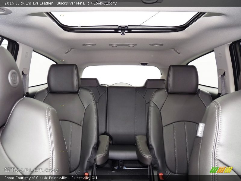 Quicksilver Metallic / Ebony/Ebony 2016 Buick Enclave Leather