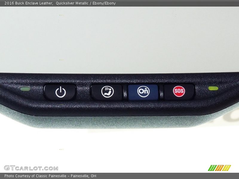 Quicksilver Metallic / Ebony/Ebony 2016 Buick Enclave Leather