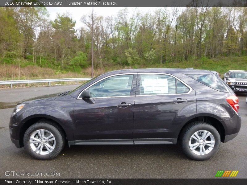 Tungsten Metallic / Jet Black 2016 Chevrolet Equinox LS AWD