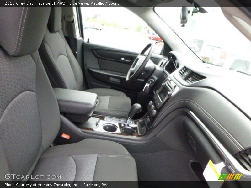 Blue Velvet Metallic / Ebony 2016 Chevrolet Traverse LT AWD