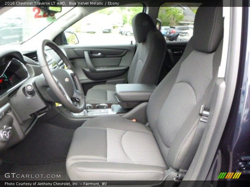 Blue Velvet Metallic / Ebony 2016 Chevrolet Traverse LT AWD