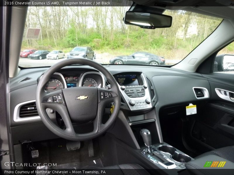 Tungsten Metallic / Jet Black 2016 Chevrolet Equinox LS AWD