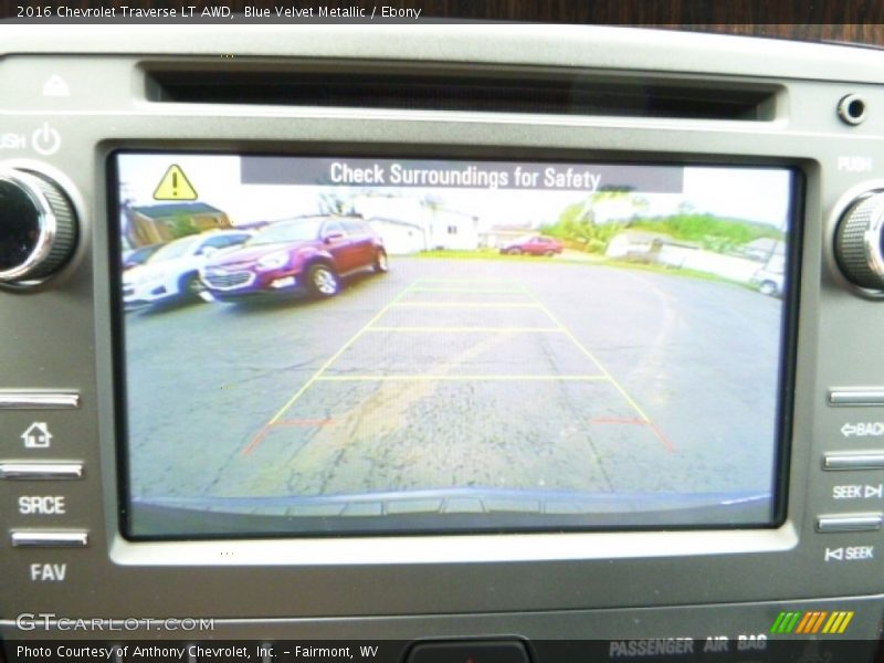 Blue Velvet Metallic / Ebony 2016 Chevrolet Traverse LT AWD