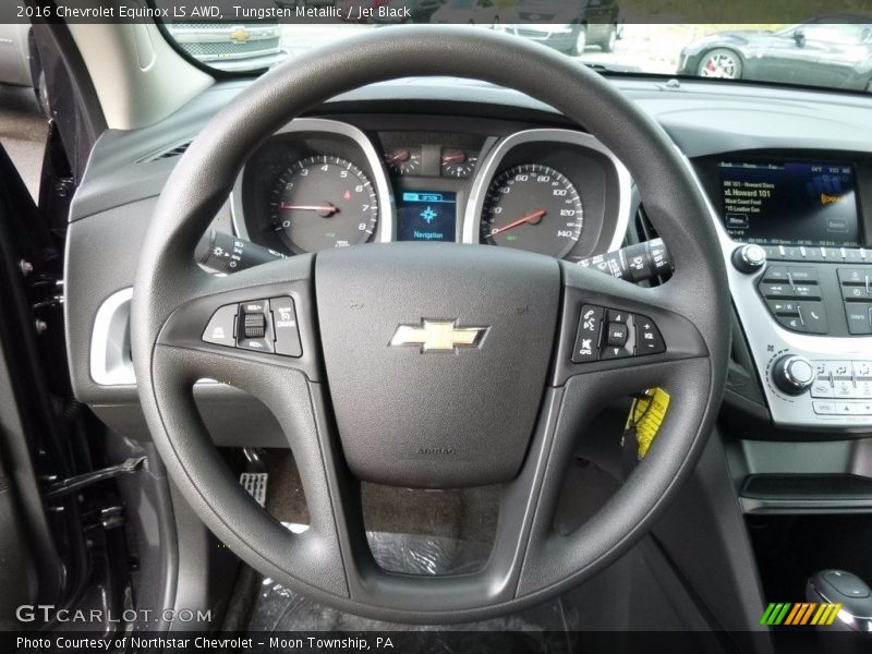 Tungsten Metallic / Jet Black 2016 Chevrolet Equinox LS AWD
