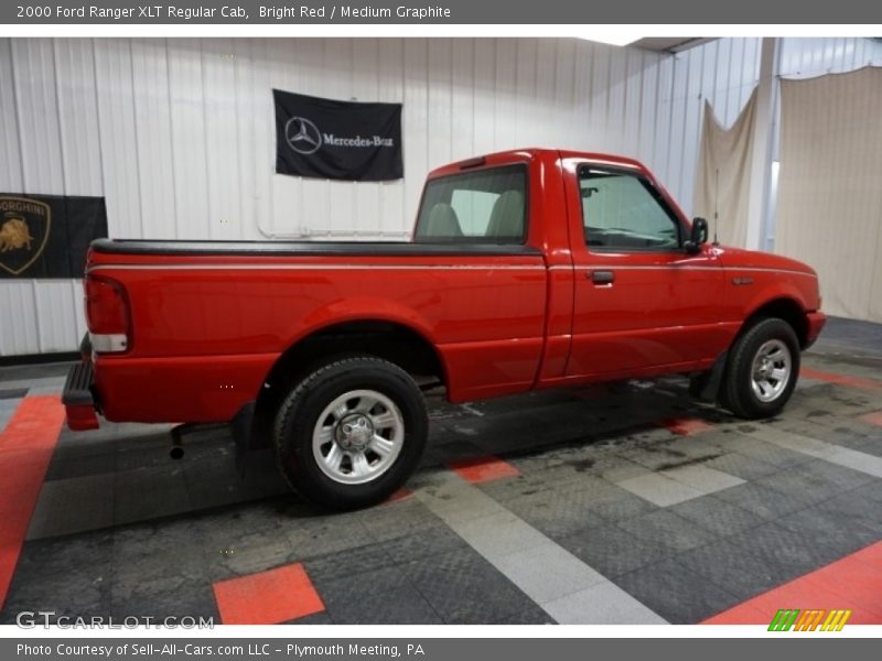 Bright Red / Medium Graphite 2000 Ford Ranger XLT Regular Cab