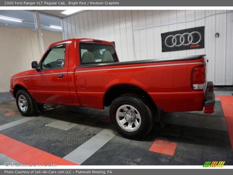 Bright Red / Medium Graphite 2000 Ford Ranger XLT Regular Cab