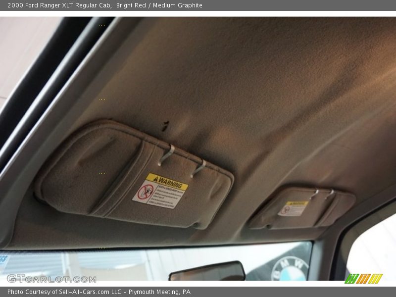 Bright Red / Medium Graphite 2000 Ford Ranger XLT Regular Cab