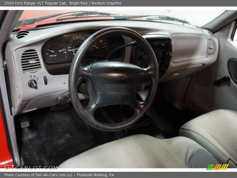 Bright Red / Medium Graphite 2000 Ford Ranger XLT Regular Cab