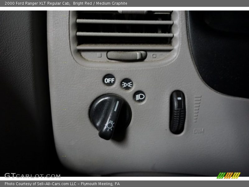 Bright Red / Medium Graphite 2000 Ford Ranger XLT Regular Cab