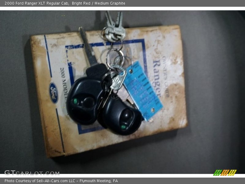 Bright Red / Medium Graphite 2000 Ford Ranger XLT Regular Cab