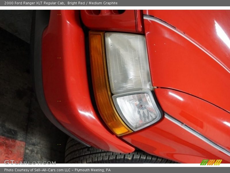 Bright Red / Medium Graphite 2000 Ford Ranger XLT Regular Cab