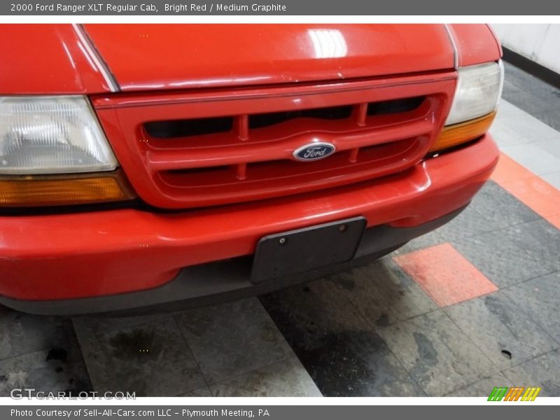 Bright Red / Medium Graphite 2000 Ford Ranger XLT Regular Cab
