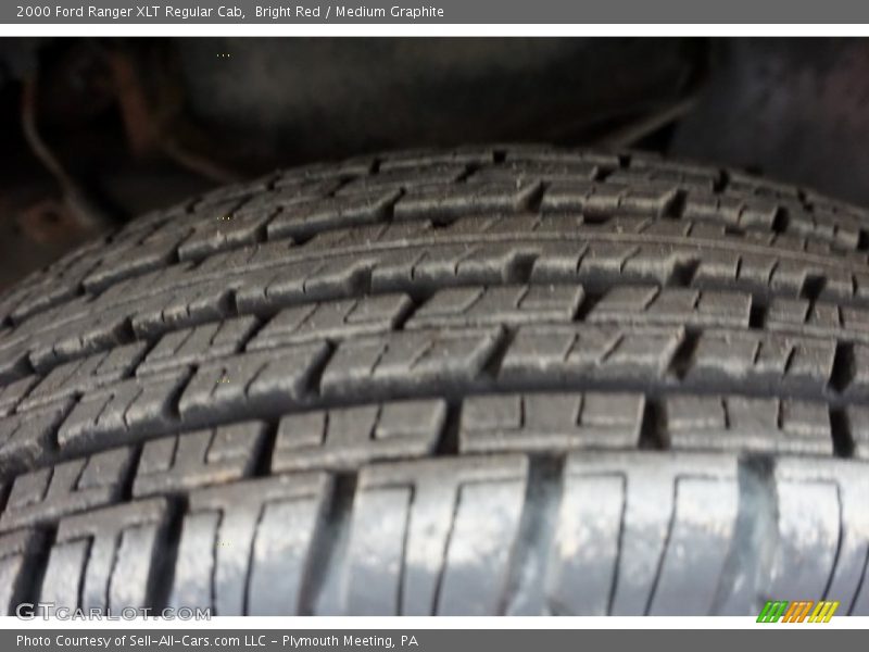 Bright Red / Medium Graphite 2000 Ford Ranger XLT Regular Cab