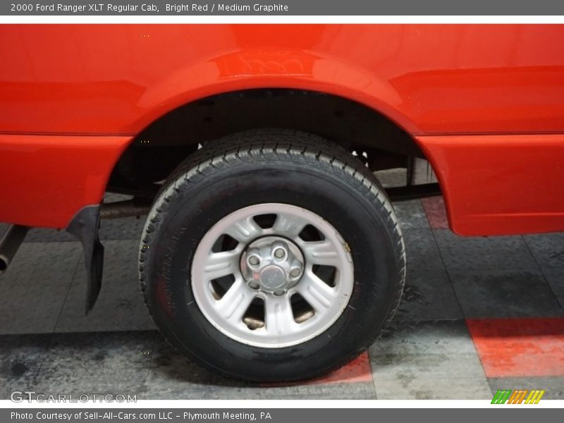 Bright Red / Medium Graphite 2000 Ford Ranger XLT Regular Cab