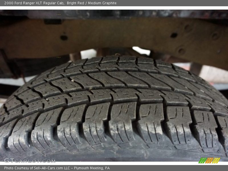 Bright Red / Medium Graphite 2000 Ford Ranger XLT Regular Cab