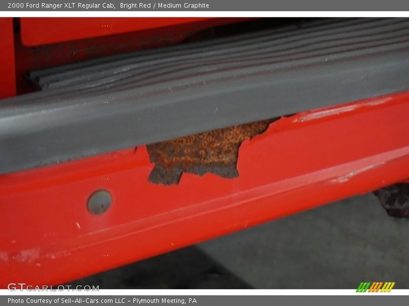 Bright Red / Medium Graphite 2000 Ford Ranger XLT Regular Cab