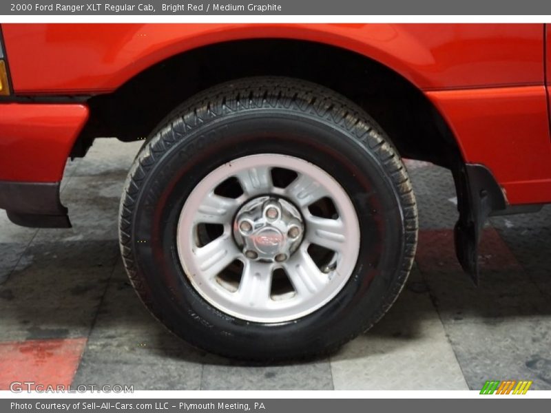 Bright Red / Medium Graphite 2000 Ford Ranger XLT Regular Cab
