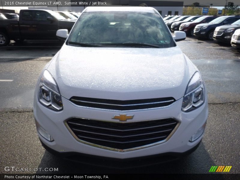 Summit White / Jet Black 2016 Chevrolet Equinox LT AWD