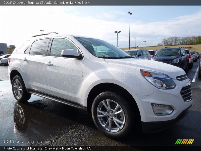 Summit White / Jet Black 2016 Chevrolet Equinox LT AWD