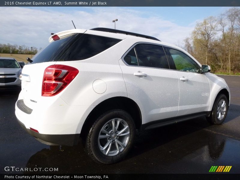 Summit White / Jet Black 2016 Chevrolet Equinox LT AWD
