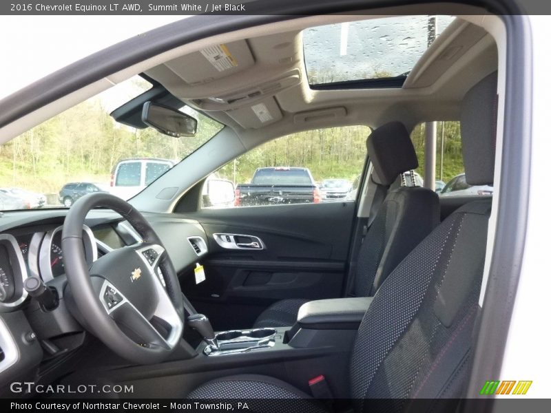 Summit White / Jet Black 2016 Chevrolet Equinox LT AWD