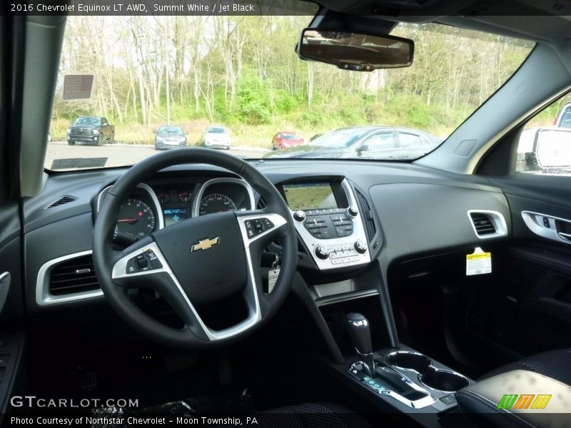Summit White / Jet Black 2016 Chevrolet Equinox LT AWD