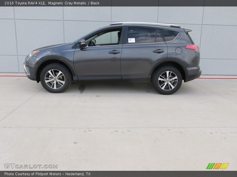Magnetic Gray Metallic / Black 2016 Toyota RAV4 XLE
