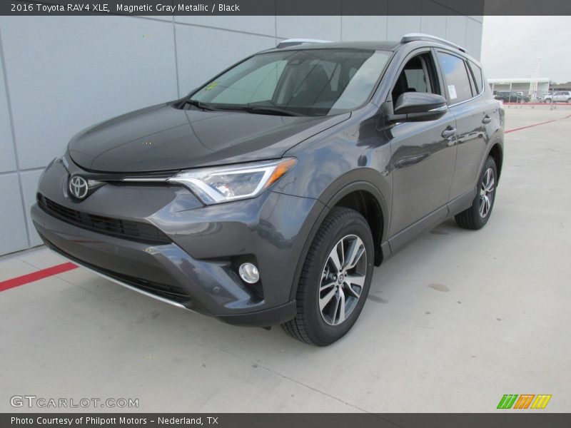 Magnetic Gray Metallic / Black 2016 Toyota RAV4 XLE