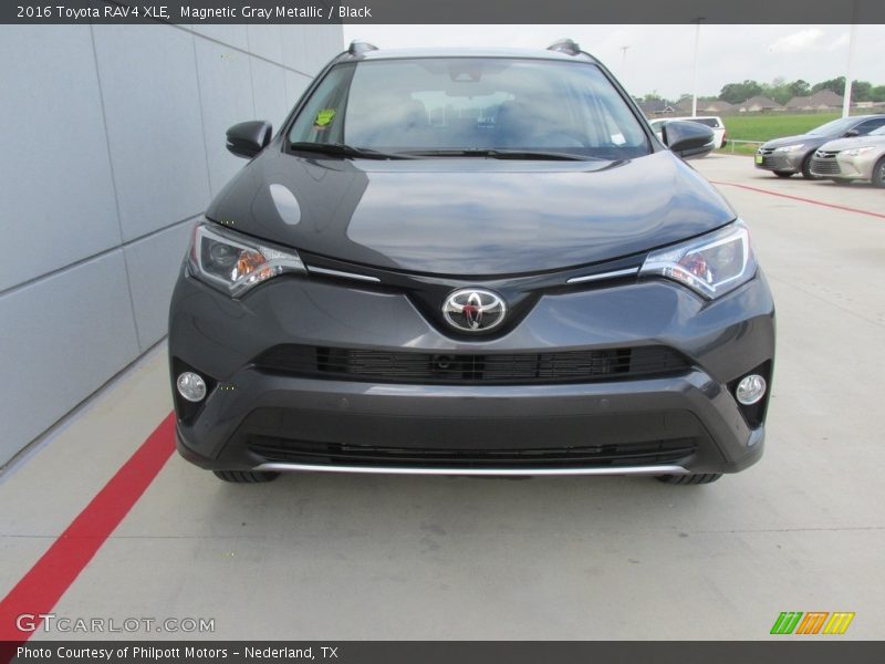 Magnetic Gray Metallic / Black 2016 Toyota RAV4 XLE