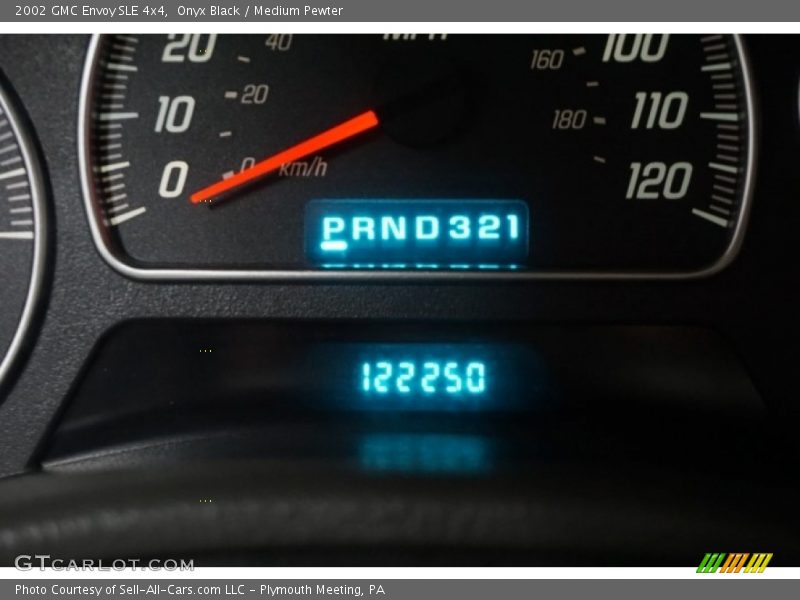 Onyx Black / Medium Pewter 2002 GMC Envoy SLE 4x4