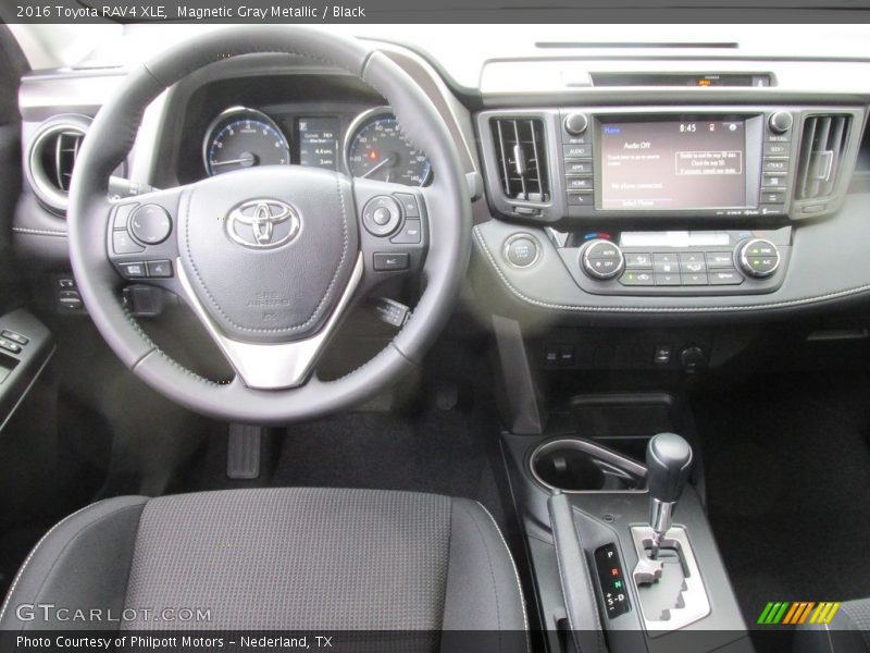 Magnetic Gray Metallic / Black 2016 Toyota RAV4 XLE