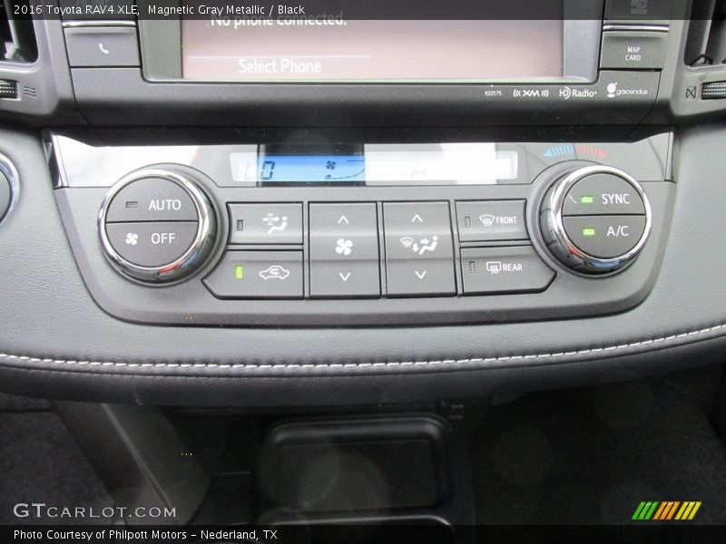 Magnetic Gray Metallic / Black 2016 Toyota RAV4 XLE