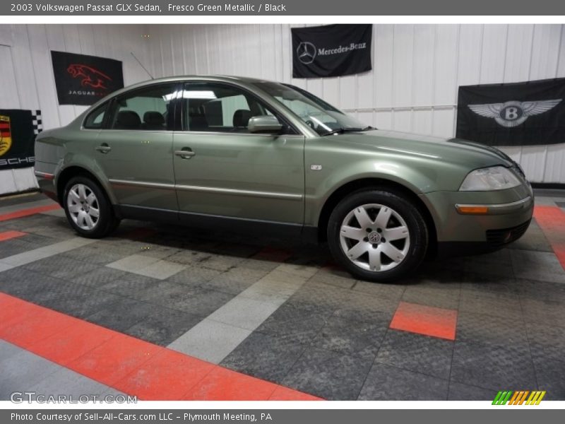 Fresco Green Metallic / Black 2003 Volkswagen Passat GLX Sedan