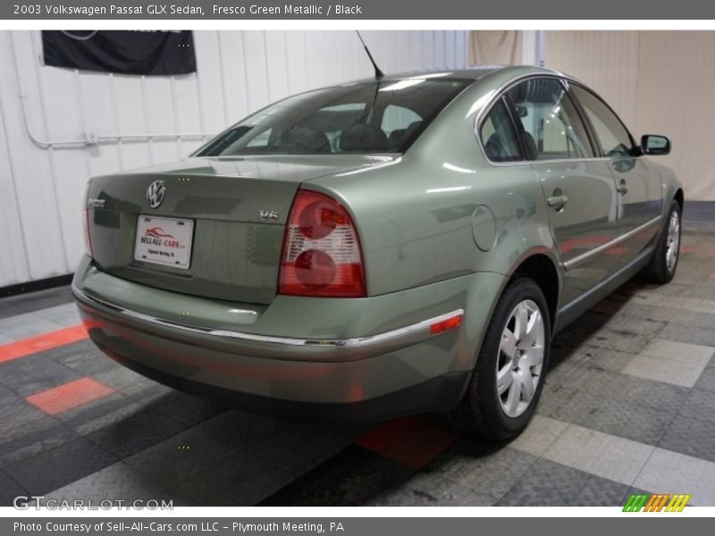 Fresco Green Metallic / Black 2003 Volkswagen Passat GLX Sedan
