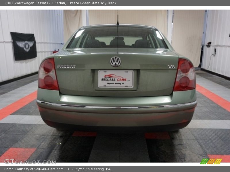 Fresco Green Metallic / Black 2003 Volkswagen Passat GLX Sedan