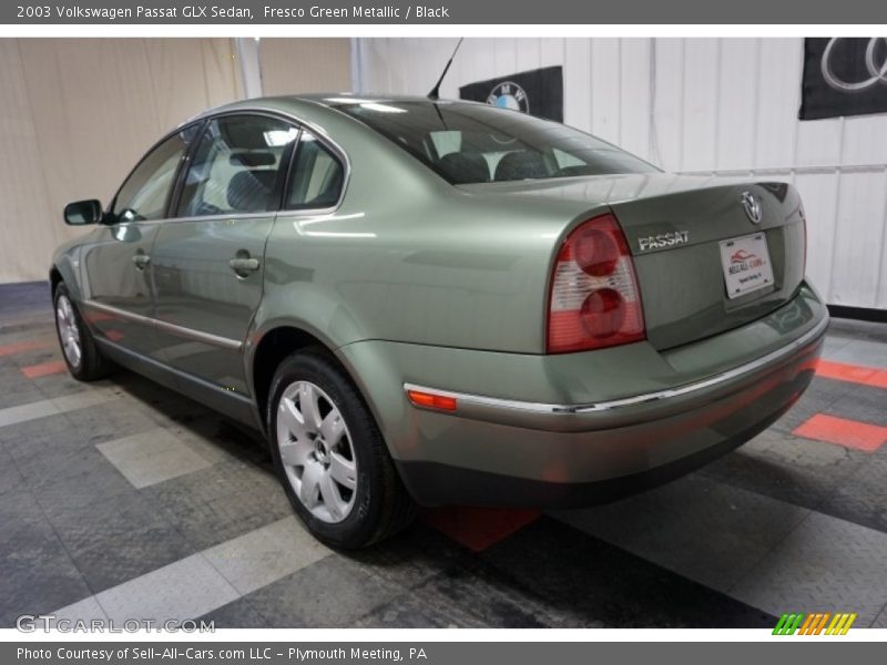 Fresco Green Metallic / Black 2003 Volkswagen Passat GLX Sedan