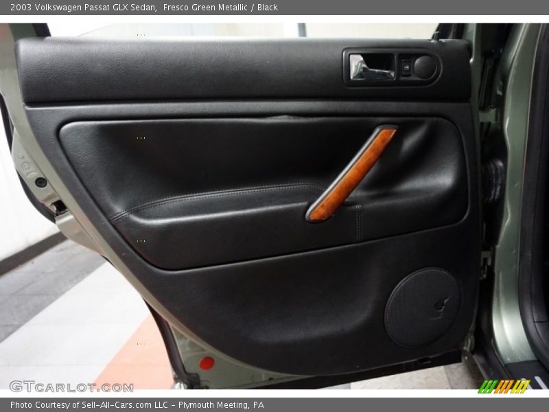 Fresco Green Metallic / Black 2003 Volkswagen Passat GLX Sedan
