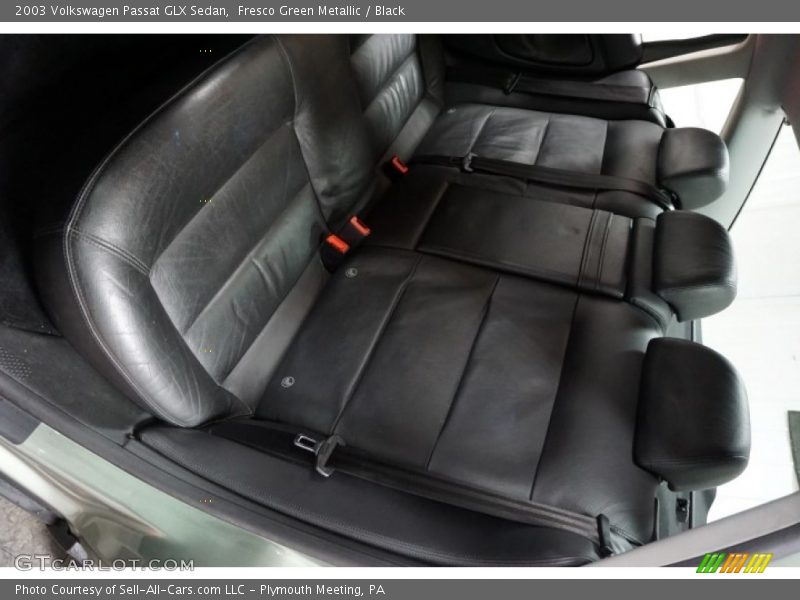 Fresco Green Metallic / Black 2003 Volkswagen Passat GLX Sedan