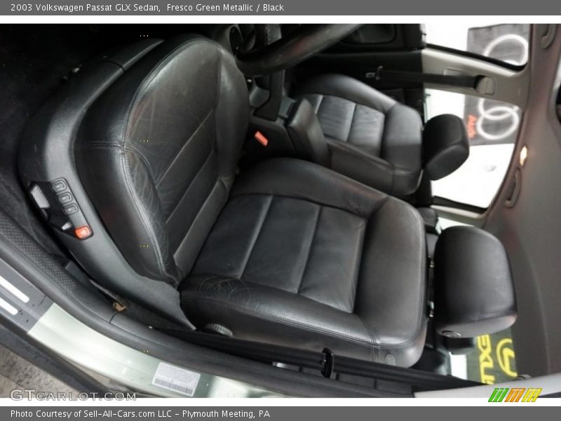 Fresco Green Metallic / Black 2003 Volkswagen Passat GLX Sedan
