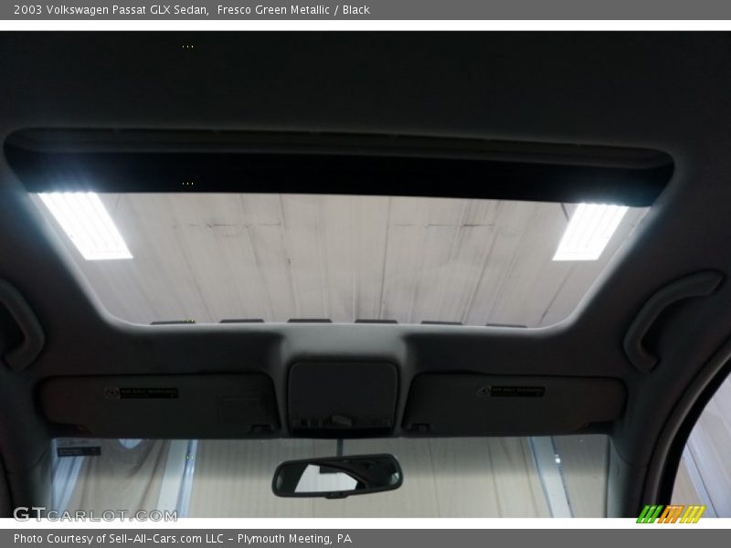 Fresco Green Metallic / Black 2003 Volkswagen Passat GLX Sedan
