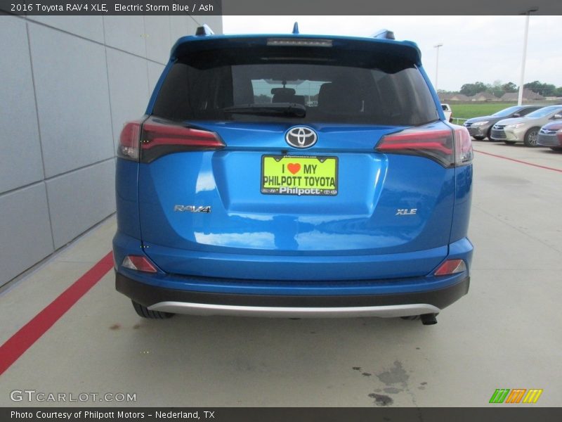Electric Storm Blue / Ash 2016 Toyota RAV4 XLE